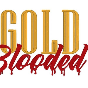 Gold Blooded 49er broderifil direkt nedladdning