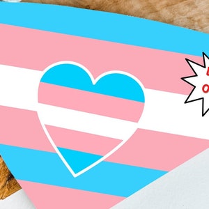 Transgender flag Pet Bandana, lgbtq+ pride