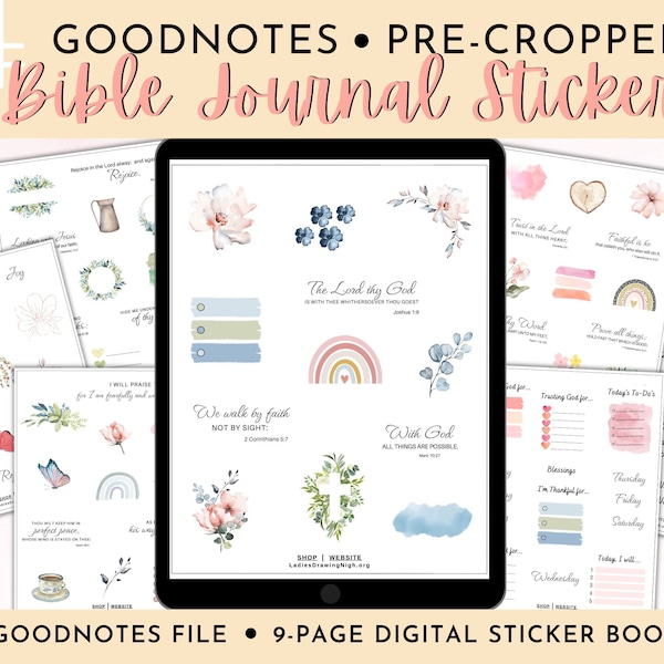 Bible Journal Stickers Etsy