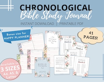 Blue Letter Bible Chronological Reading Plan - Etsy Australia