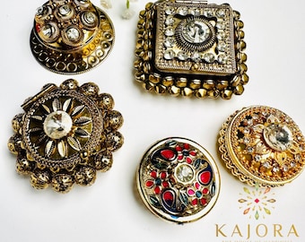 Sindoor Dabba|Kumkum Holder|Kumkum Box|Indian Return Gift|Indian Housewarming|Diwali Gift|Diwali Favors|Puja Favors|Coin Box|Haldi Kumkum
