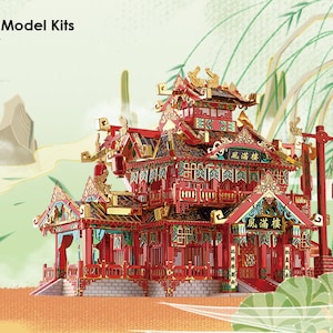 Piececool 3D Metal Puzzle Jigsaw Model Building Kit - Restaurant