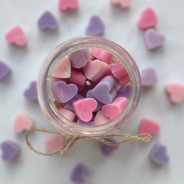 Hearts candle | Candy Hearts Candle| Conversation Hearts candle| Love candle| Valentines day candle | soy candle |  gifts