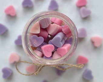 Hearts candle | Candy Hearts Candle| Conversation Hearts candle| Love candle| Valentines day candle | soy candle |  gifts