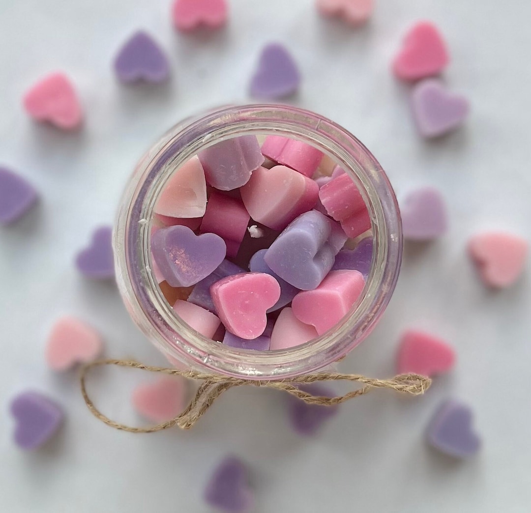 Hearts Candle Candy Hearts Candle Conversation Hearts Candle Love
