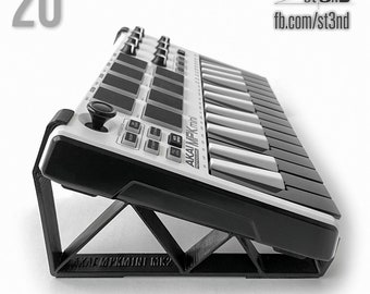 STAND for Akai MPK MINI Mk2 / Mk3 - 20 Degrees - 3d Printed