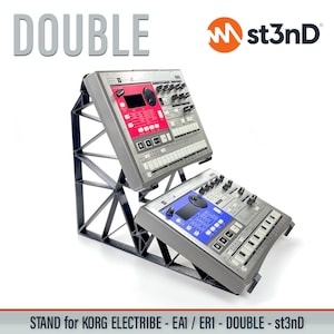 DOUBLE STAND for KORG Electribe Ea1 / Er1 - 20 and 60 degrees
