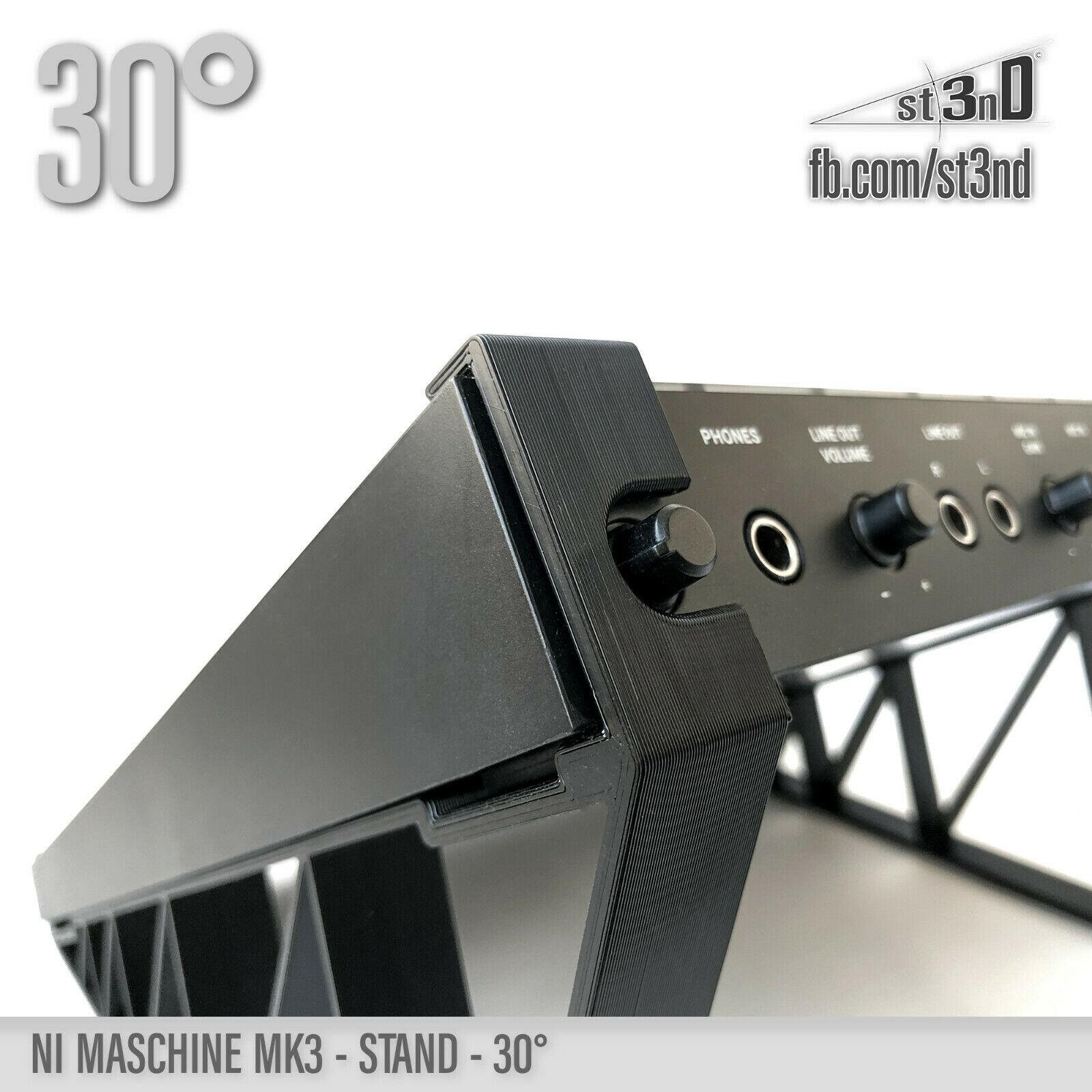NI MASCHINE Mk3用スタンド - 30度 - 3Dプリント - 購入者満足度100