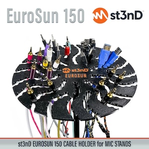 st3nD EuroSun 150 Cable Holder for Mic Stands
