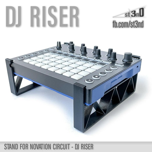 DJ RISER STAND for Novation Circuit - 3d printed - 100% Buyer Satisfaction