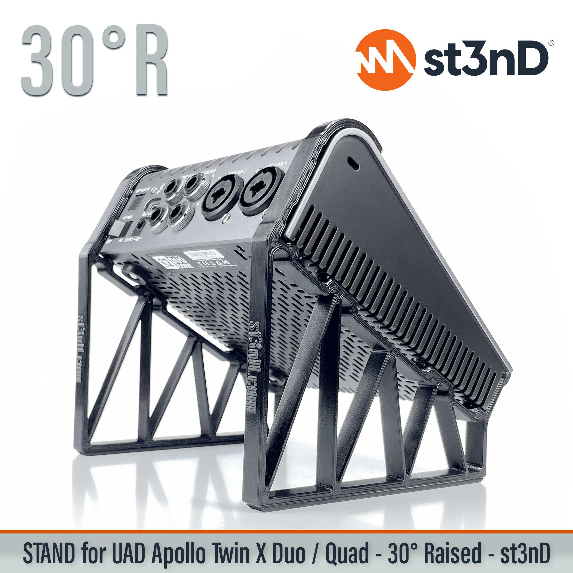 STAND for UAD Apollo TWIN X Duo / Quad - 30 Degrees - Raised (by