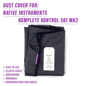 DUST COVER for NATIVE Instruments Komplete Kontrol S61 Mk2