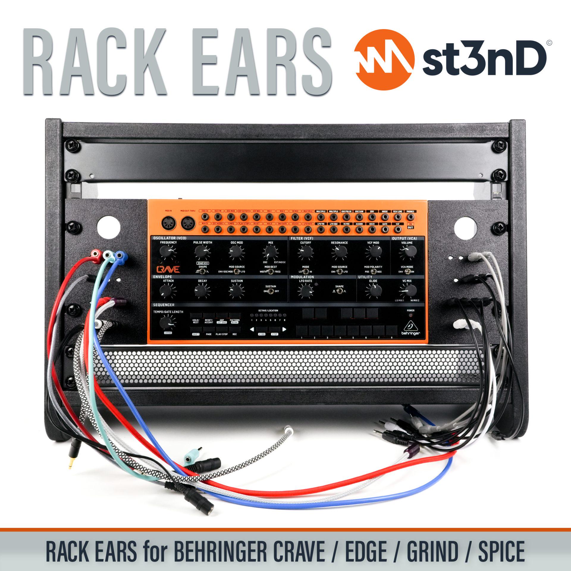 BEHRINGER Crave / Edge / Grind / Spice用ラックイヤー（パッチ
