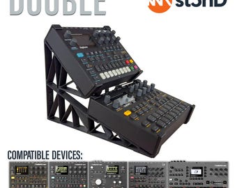 DOUBLE STAND for ELEKTRON Digitakt / Digitone / Syntakt / Analog Heat Mk1 & Mk2 / Octatrack Mk2
