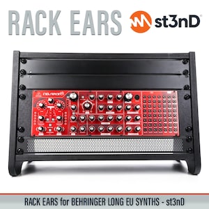 RACK EARS for BEHRINGER 80hp Eurorack Case Synths (Neutron / Pro-1 / K-2 / Proton)