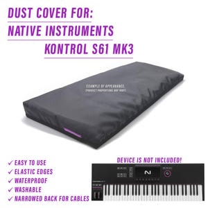 DUST COVER for NATIVE Instruments Kontrol S61 Mk3