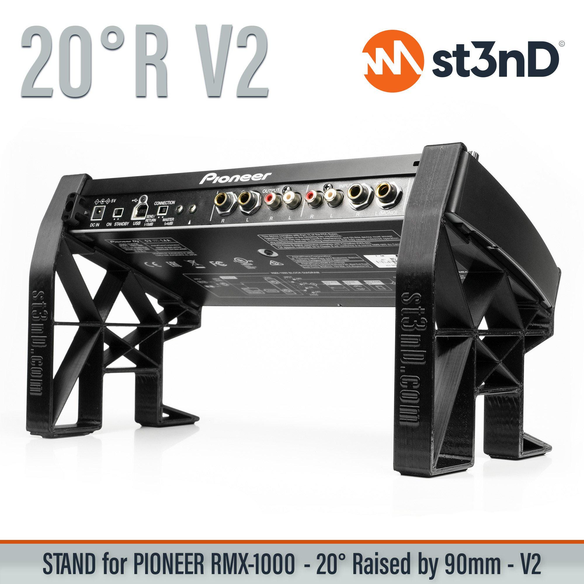 STAND for PIONEER RMX-1000 - 20 Degrees - Raised (by 90mm) V2 - Etsy