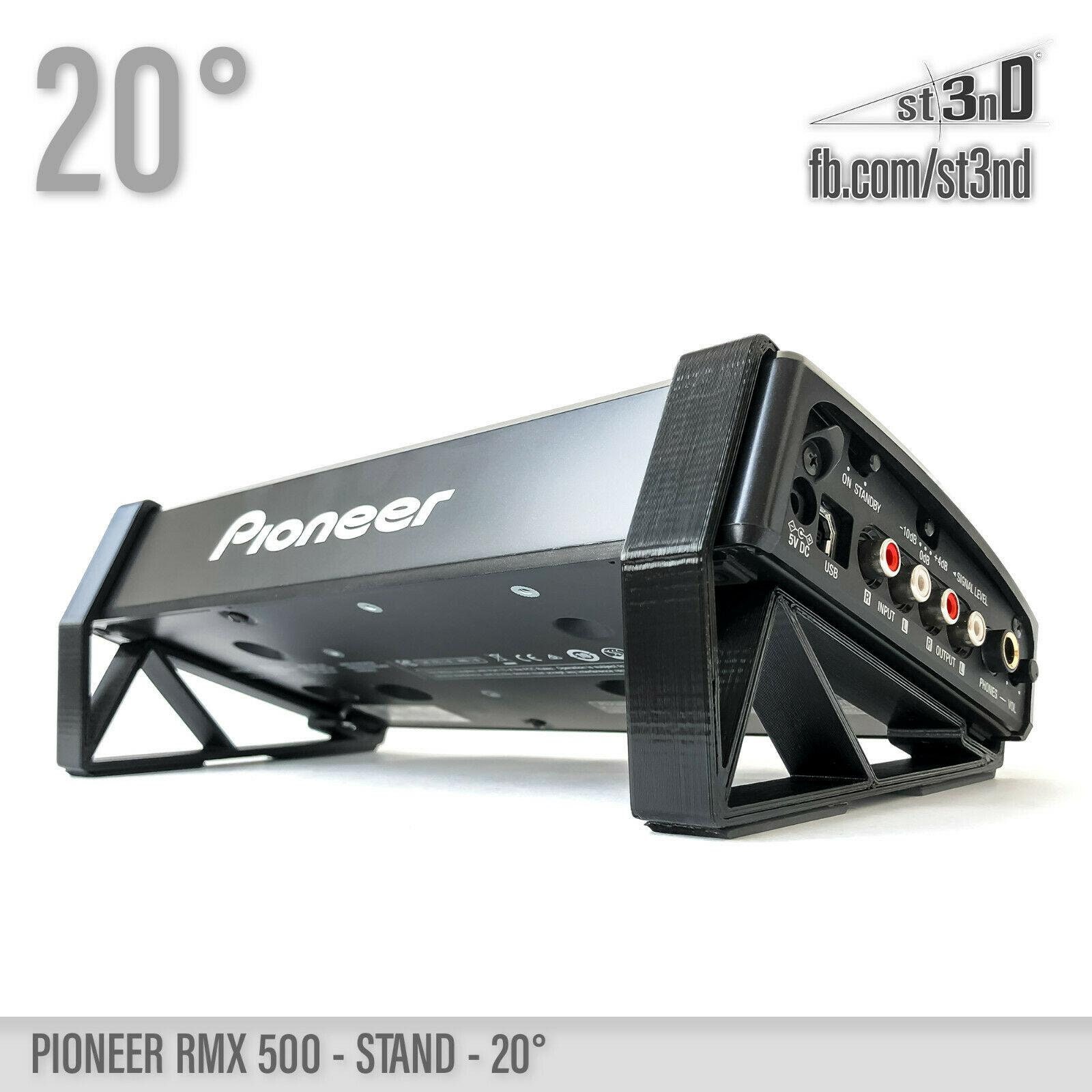STAND for Pioneer Dj RMX-500 - 20 Degrees - 3D Printed - 100 STAND for Pioneer Dj RMX-500 - 20 Degrees - 3D Printed - 100