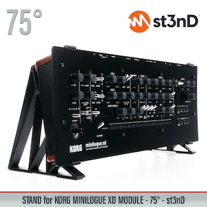STAND for KORG MINILOGUE Xd Module - 75 degrees