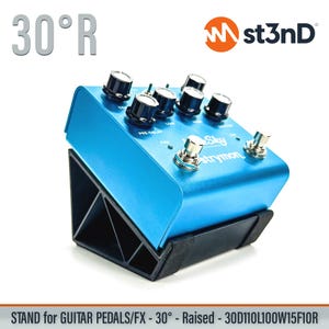 STAND for GUITAR PEDALS / Fx - 30 Degrees - Raised - 30d110l100w15f10r