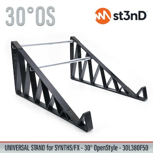 UNIVERSAL STAND für Synths / Controller / Effekte - 30 Grad - Offener Stil - 30L380F50