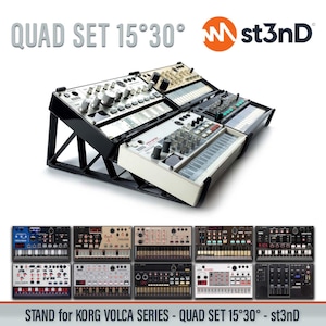 QUAD Set STAND for Korg Volca Series - 15 & 30 Degrees - st3nD - 100% Buyer Satisfaction