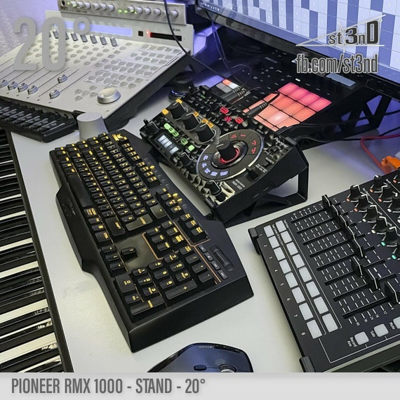 STAND for Pioneer Dj RMX-1000 - 20 Degrees - 3D Printed STAND for Pioneer Dj RMX-1000 - 20 Degrees - 3D Printed
