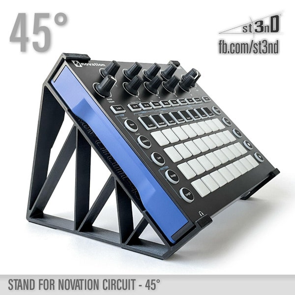 STAND for NOVATION CIRCUIT - 45 Degrees - 3d printed - 100% Buyer Satisfaction