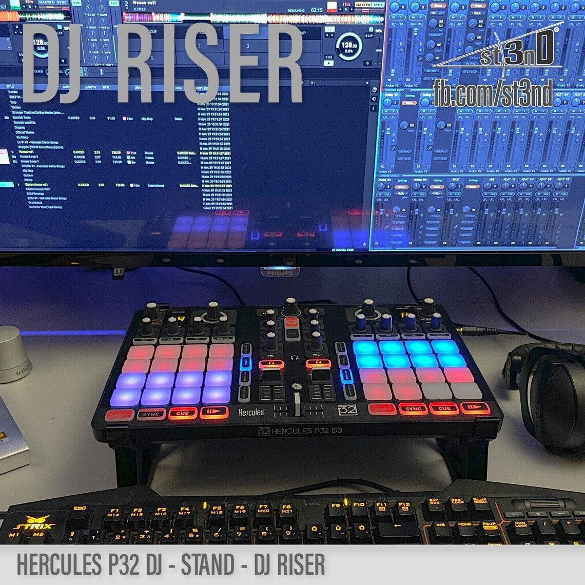DJ RISER STAND for Hercules P32 Dj - Etsy