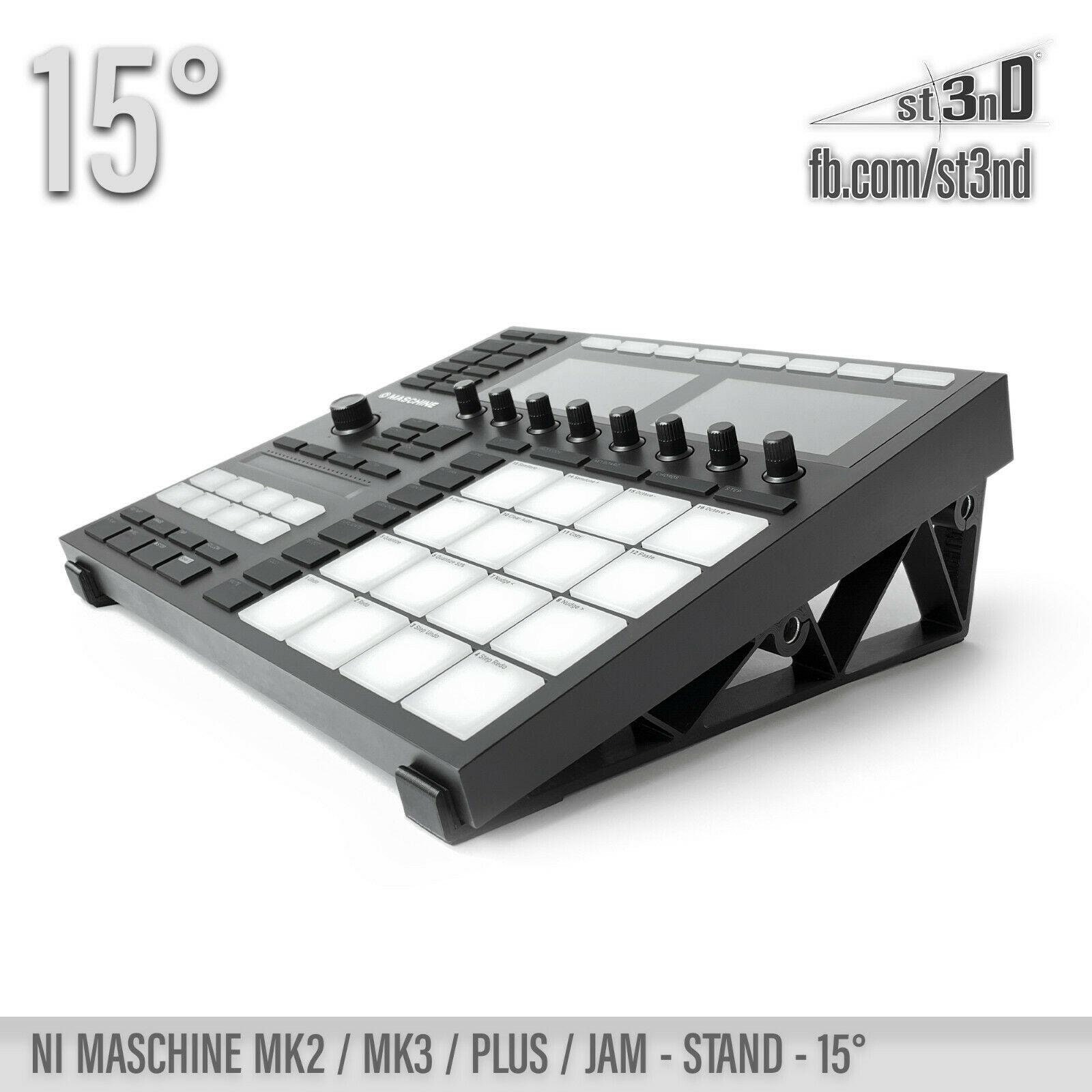 Accessories Musiiin 3-in-1 Bundle For Maschine Plus MK3 - Hard Case, Dust Cover & Adjustable Stand For Native Instruments Maschine Mk3 - Foto 9