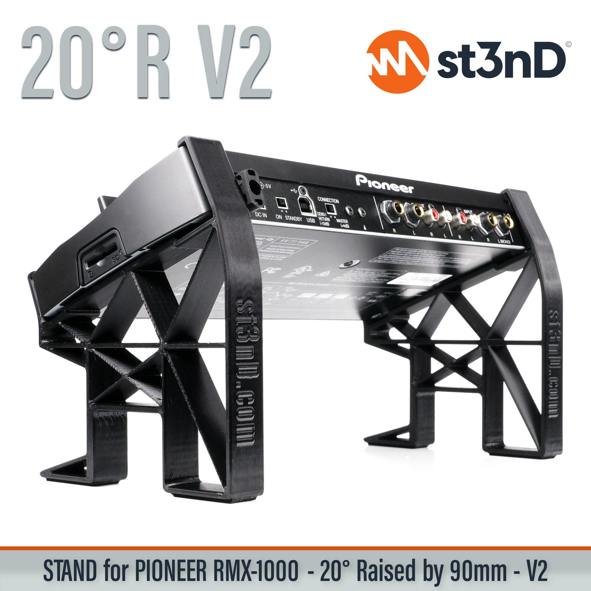 STAND for PIONEER RMX-1000 - 20 Degrees - Raised (by 90mm) V2 - Etsy