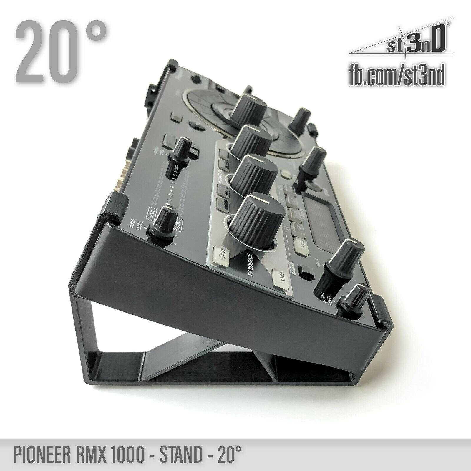 STAND for Pioneer Dj RMX-1000 - 20 Degrees - 3D Printed STAND for Pioneer Dj RMX-1000 - 20 Degrees - 3D Printed