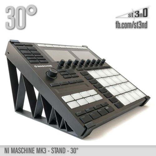 STAND for NI MASCHINE Mk3 - 30 Degrees - 3d Printed - 100% Buyer