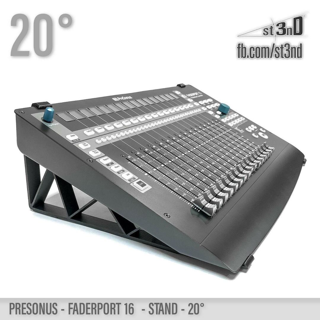 STAND for PRESONUS FADERPORT 16 - 20 Degrees - 3d Printed - 100