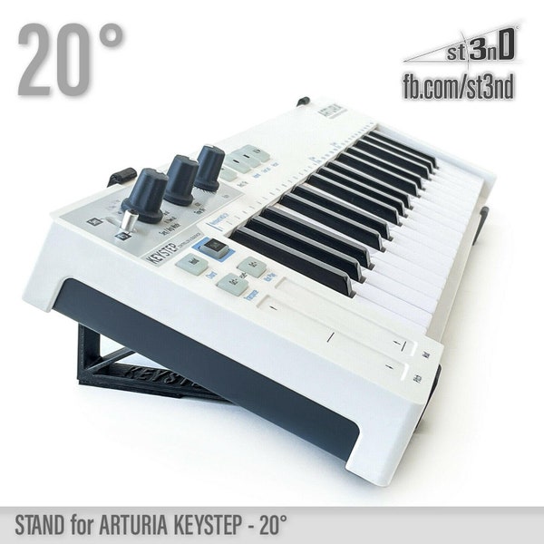 STAND for ARTURIA KEYSTEP - 20 Degrees - 3D Printed - 100% Buyers Satisfaction - st3nD