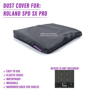 DUST COVER for ROLAND Spd Sx Pro