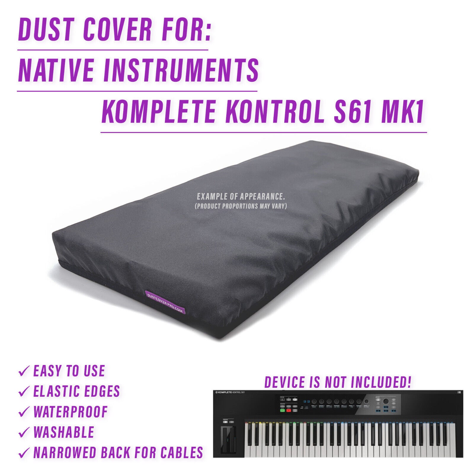 DUST COVER for NATIVE Instruments Komplete Kontrol S61 Mk1 - Etsy