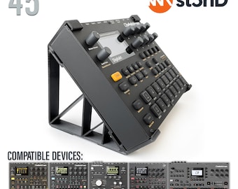 Support pour ELEKTRON Digitakt / Digitone / Syntakt / Octatrack Mk2 / Analog Heat Mk1 Mk2 - 45 degrés - st3nD