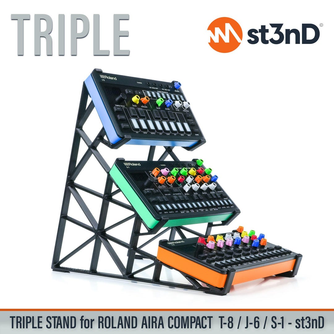 TRIPLE STAND for Roland AIRA Compact T-8 / J-6 / S-1 - Etsy 日本