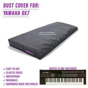 DUST COVER for YAMAHA Dx7 - Waterproof, easy to use, elastic edges