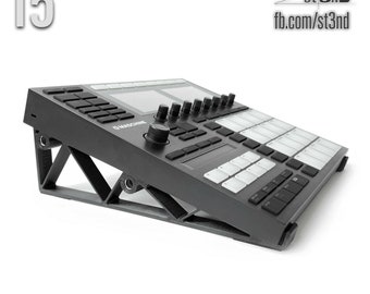 STAND for NI Maschine Mk3 / Maschine+ Mk2 / Jam - 15 Degrees - Open Style - 3d Printed