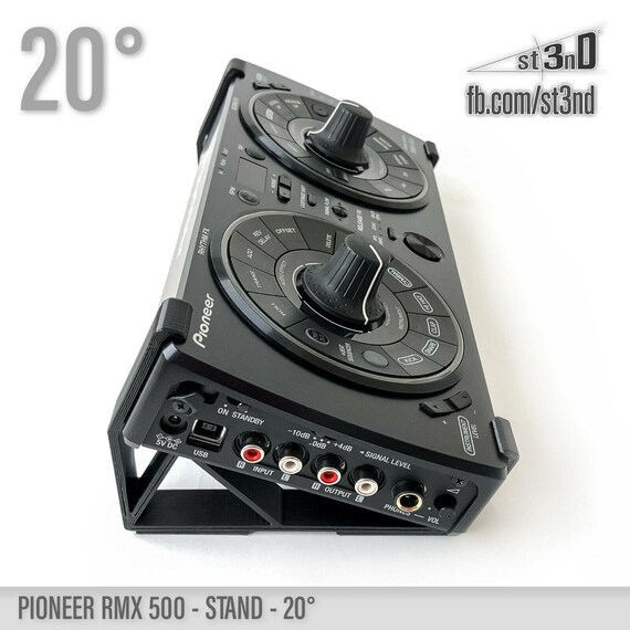 STAND for Pioneer Dj RMX-500 - 20 Degrees - 3D Printed - 100 STAND for Pioneer Dj RMX-500 - 20 Degrees - 3D Printed - 100
