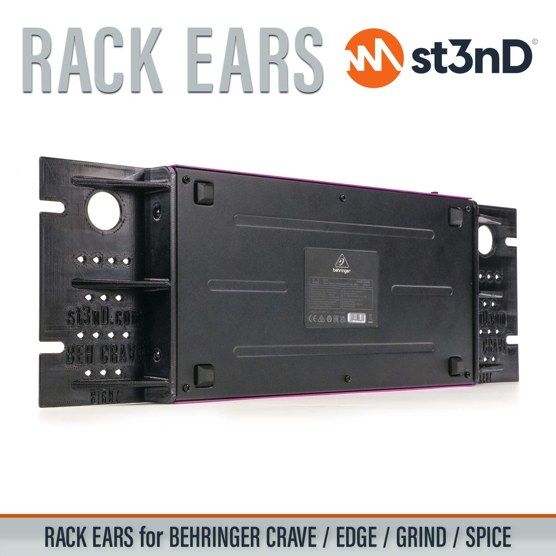 BEHRINGER Crave / Edge / Grind / Spice用ラックイヤー（パッチ 