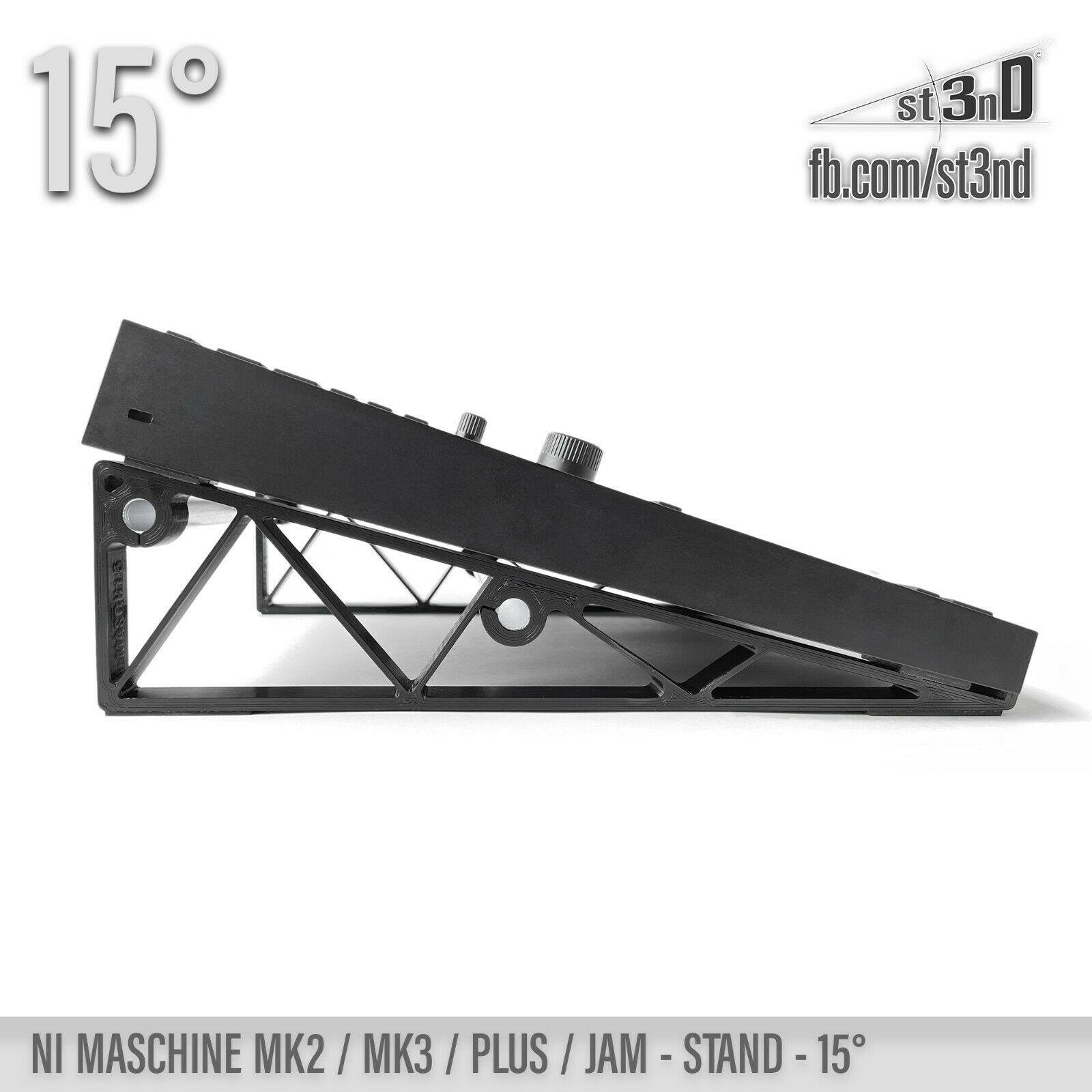 NI Maschine Mk3 / Maschine+ Mk2 / Jam用スタンド - 15度 - オープン