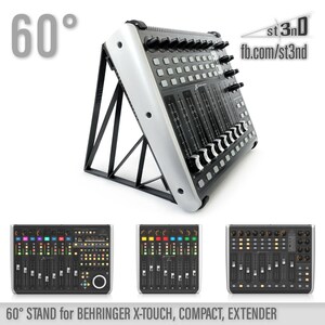 STAND for Behringer X-TOUCH / Compact / Extender - 60 Degrees - 3d Printed