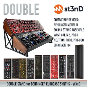 DOUBLE STAND for BEHRINGER Eurocase Instruments And Synths
