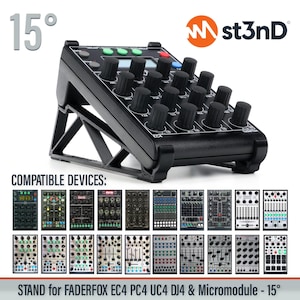 FADERFOX MICROMODUL Ec4 / Pc4 / Uc4 / Dj4 / Sc4用スタンド - 15度