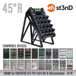 STAND for FADERFOX MICROMODUL Ec4 / Pc4 / Uc4 / Dj4 / Sc4 - 45 Degrees - Raised (by 40mm)