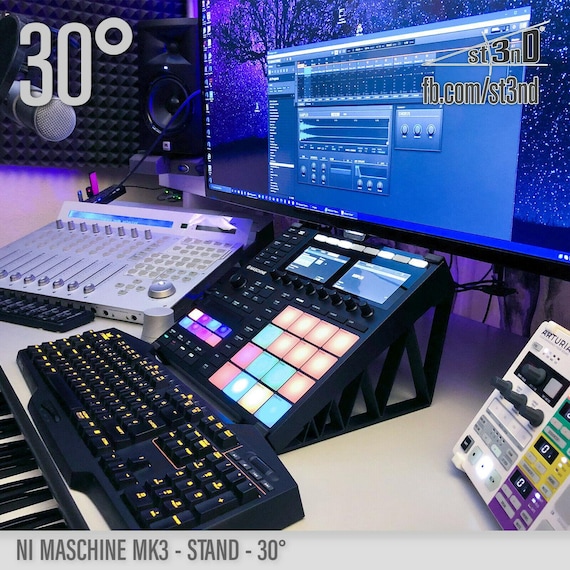 NI MASCHINE Mk3 用スタンド - 30 度 - 3D プリント - 100% 購入 NI MASCHINE Mk3 用スタンド - 30 度 - 3D プリント - 100% 購入