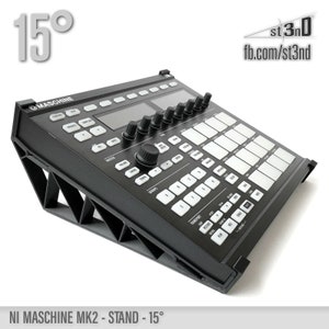 STAND for NI MASCHINE Mk2 - 15 Degrees - 3d Printed - st3nD